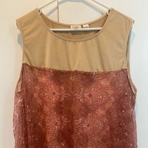 Sleeveless blouse